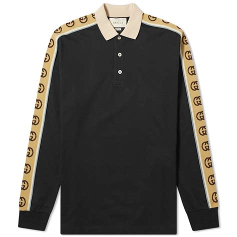 gucci long sleeve shirt with collar|Gucci inspired long sleeve.